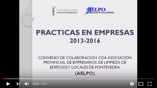 Video Prácticas en empresas 2013-2016 en AELPO